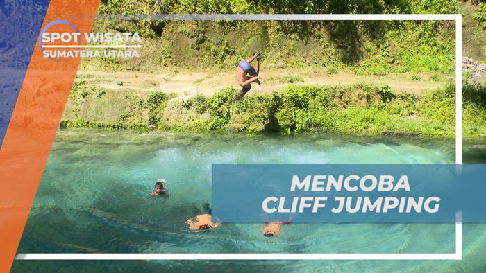 Mencoba Tantangan Cliff Jumping di Pemandian Bah Tio, Sumatera Utara
