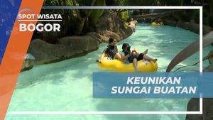 Bersantai di Sungai Buatan yang Dingin di Mekarsari, Bogor