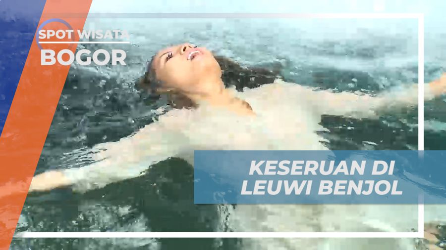 Serunya Berenang di Leuwi Benjol, Bogor