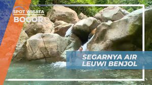 Merasakan Sensasi Air Terjun Kecil di Leuwi Benjol, Bogor