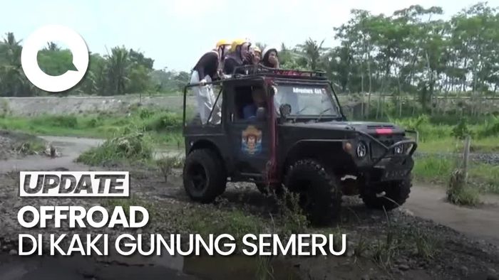Video: Nyobain Offroad di Kaki Gunung Semeru, Harganya Rp 25 Ribu