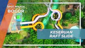 Menguji Nyali di Wahana Raft Slide Mekarsari, Bogor