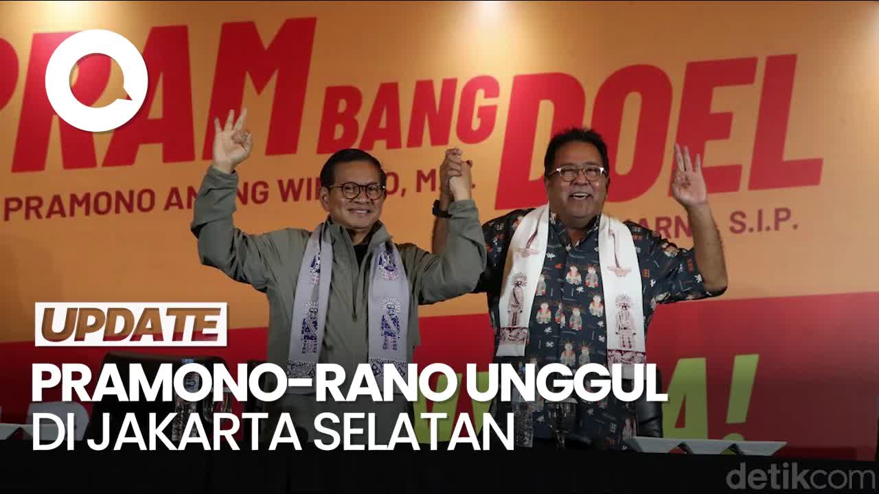 Video Rekapitulasi KPU Jaksel: Pramono-Rano Unggul Disusul RK-Suswono