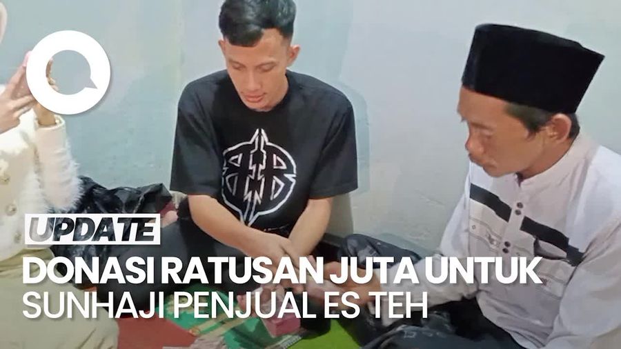 Video: Sunhaji Penjual Es Teh Viral Dapat Rezeki Donasi Ratusan Juta