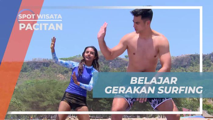 Belajar Surfing di Pantai Telengria, Pacitan