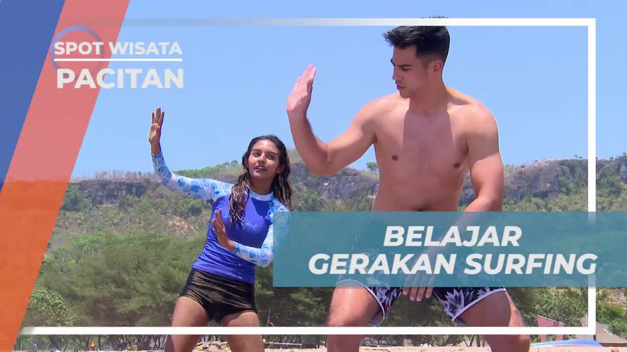Belajar Surfing di Pantai Telengria, Pacitan
