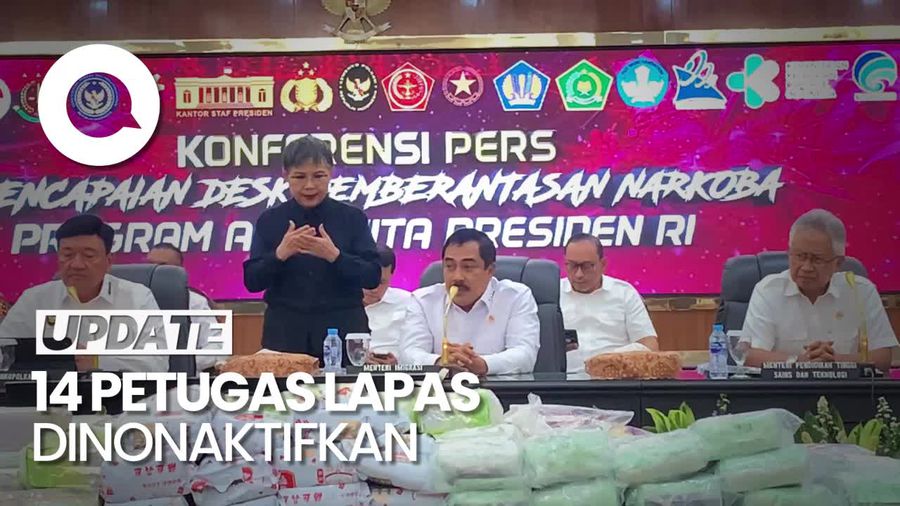 Video: 14 Petugas Lapas Dinonaktifkan Buntut Kasus Narkoba