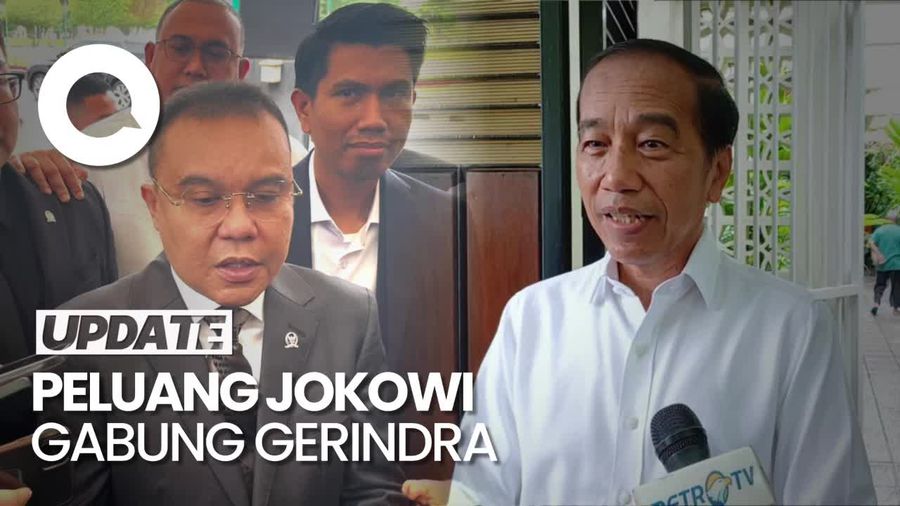 Video Dasco soal Peluang Jokowi Gabung Gerindra: Belum Pernah Dibahas
