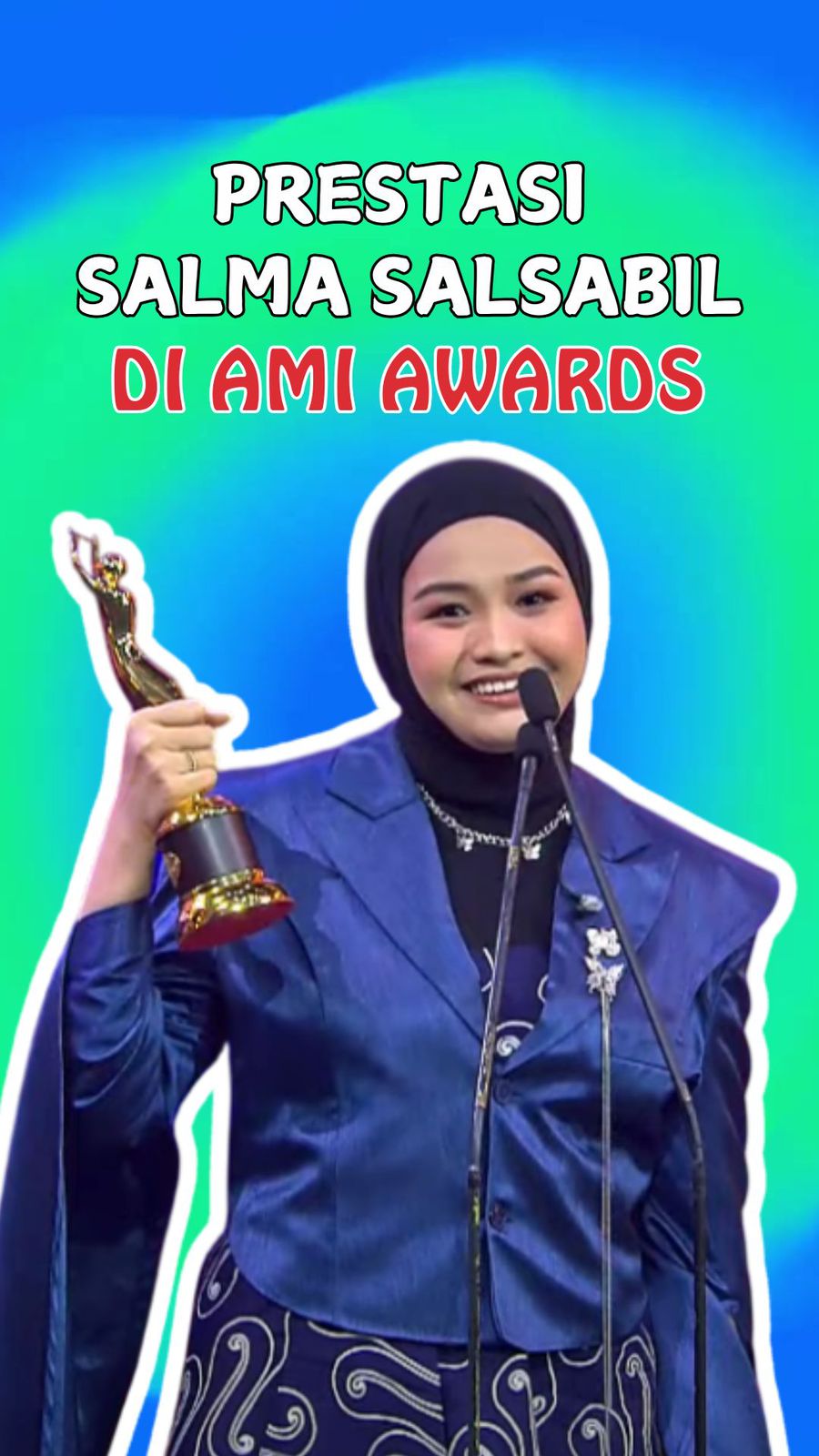 Video: Bunga Hati Salma Salsabil Mekar di AMI Awards 2024