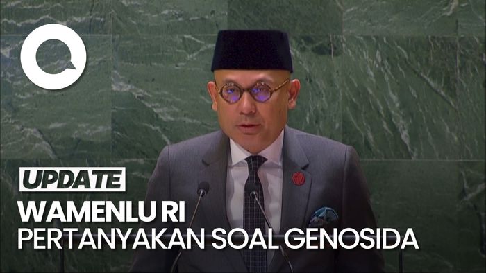 Video Wamenlu Arrmanatha Heran Jika Serangan Israel di Gaza Bukan Genosida