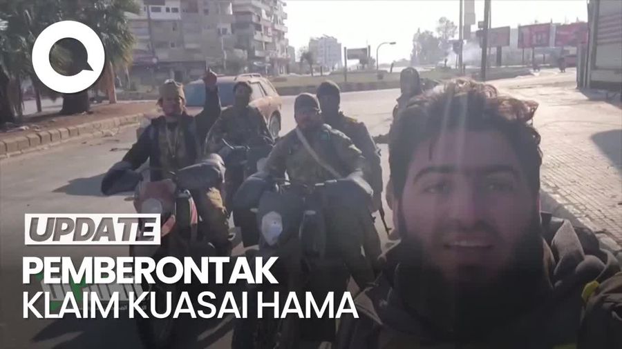 Video: Pemberontak Suriah Klaim Kuasai Hama: Bobol Penjara-Bebaskan Narapidana