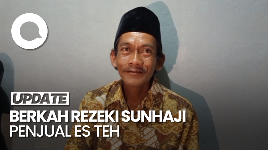 Video: Rezeki Donasi Mengalir Buat Sunhaji Penjual Es Teh Hingga Ratusan Juta