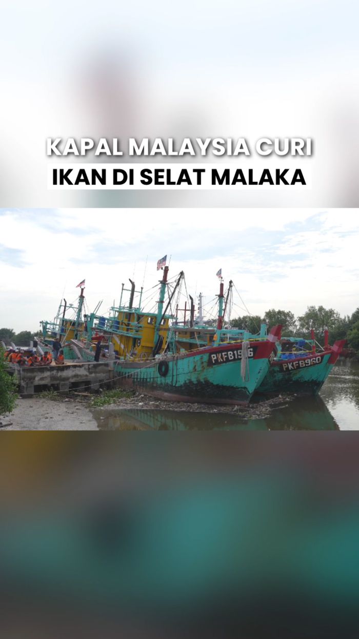 Video: Detik-detik Penangkapan 3 Kapal Malaysia, Curi Ikan di Selat Malaka!