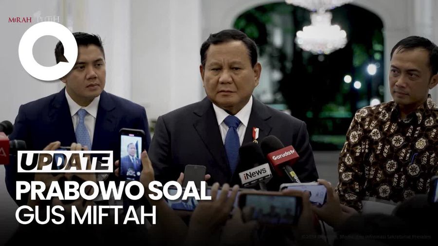 Video Prabowo: Saya Kenal Gus Miftah, Mungkin Niatnya Bukan Menghina