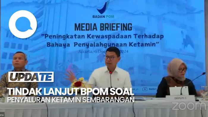 Video: Peringatan BPOM untuk Apotek yang Salurkan Ketamin Sembarangan