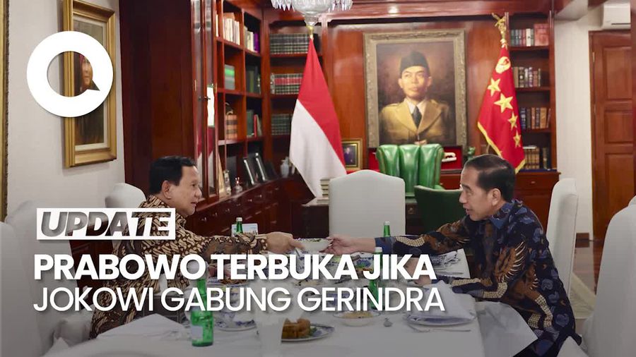 Video: Prabowo Sebut Gerindra Terbuka Jika Jokowi Ingin Gabung