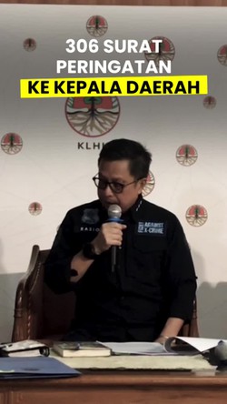 Video KLH Kirim 306 SP Kepala Daerah, Singgung Kasus Eks Kadis LH Tangerang
