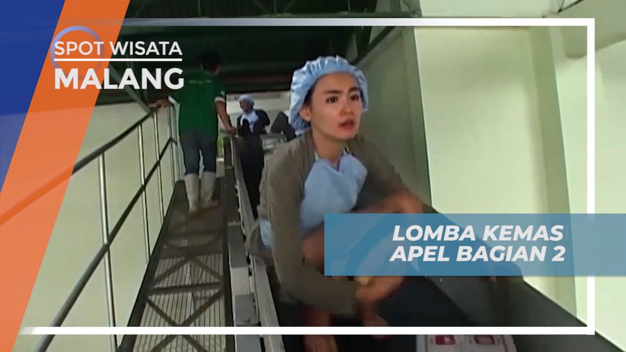 Bergembira di Wahana Pengolahan Apel di Malang  