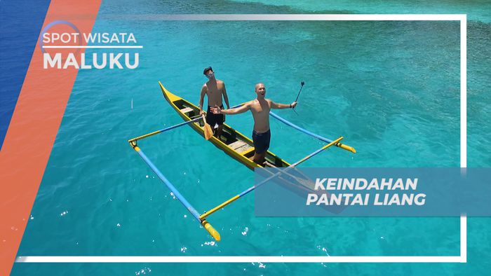 Menikmati Pesona Pantai Liang di Maluku  