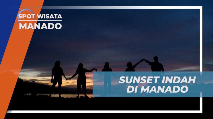 Sunset Mempesona di Pantai Manado