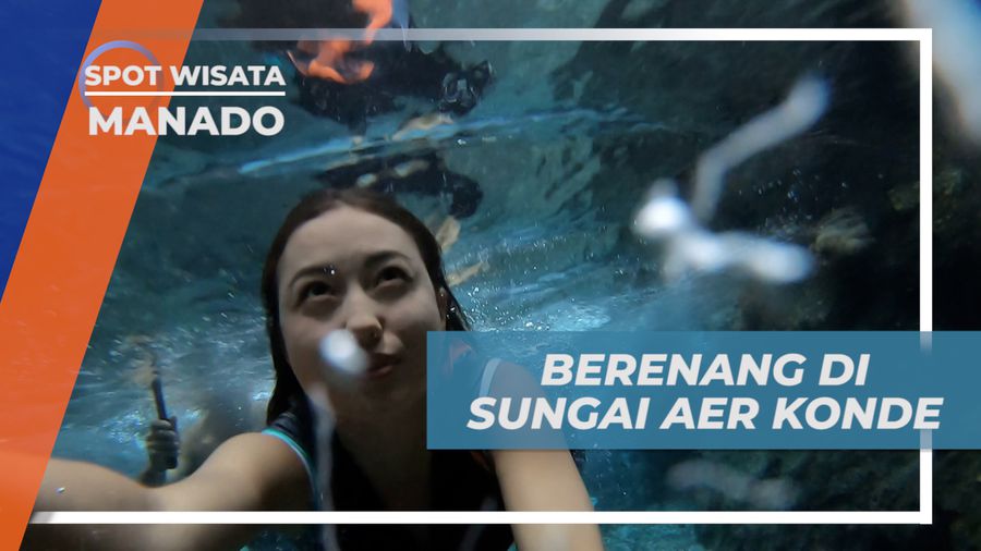 Berenang Seru di Sungai Aer Konde yang Jernih di Manado
