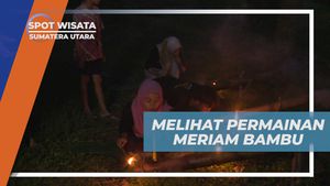 Saksikan Serunya Permainan Meriam Bambu di Sumatera Utara