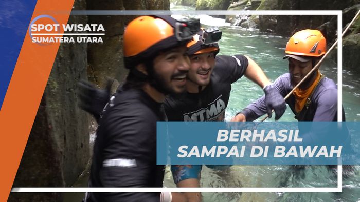 Berhasil Menaklukkan Rappeling di Sumatera Utara dengan Selebriti