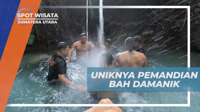 Keunikan Pancuran di Pemandian Bah Damanik Sumatera Utara