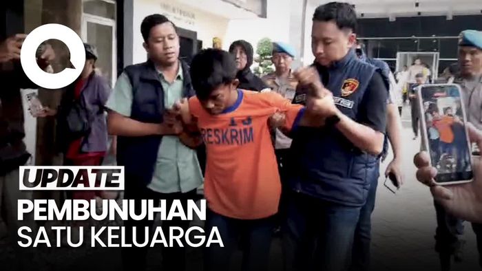 Video: Tampang Bengis Yusak Pembunuh Keluarga Guru di Kediri