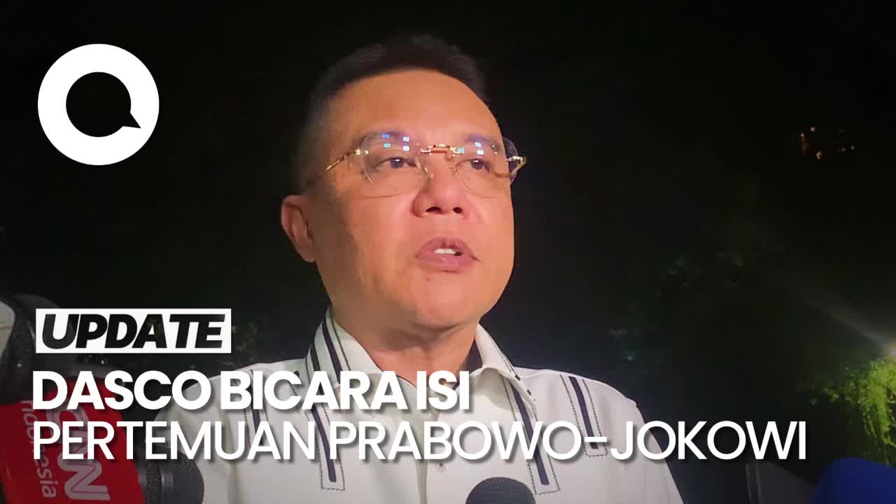 Video: Dasco Bantah Pertemuan Prabowo-Jokowi Di Kertanegara Bahas Politik