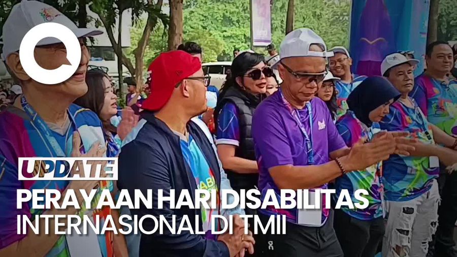 Video Reda Manthovani-Dahnil Anzar Hadiri Hari Disabilitas Internasional di TMII