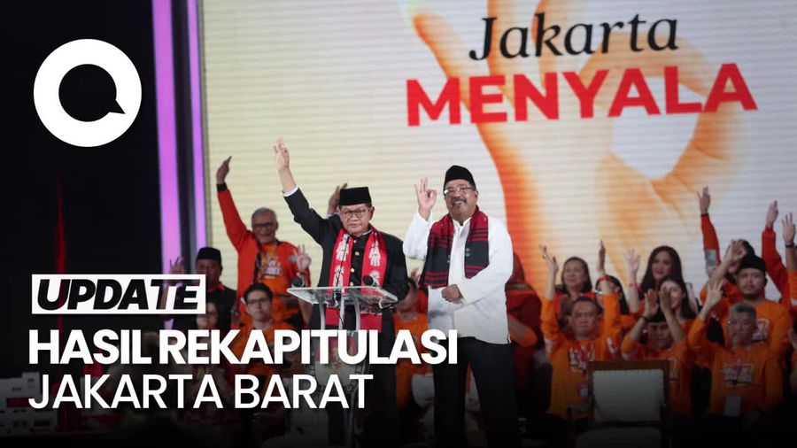 Video: Pramono-Rano Menang di Jakarta Barat dengan 500.738 Suara