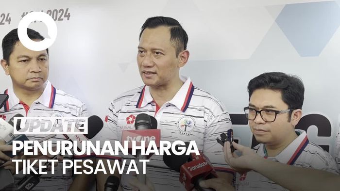 Video: AHY soal Penurunan Harga Tiket Pesawat Saat Nataru