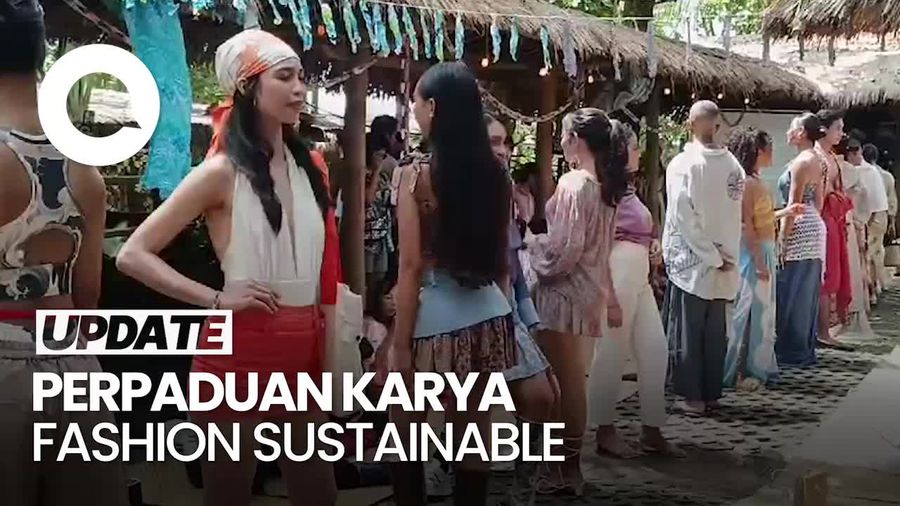 Video: Perpaduan Desain Fashion Sustainable Dipamerkan dalam Festival di Bali 
