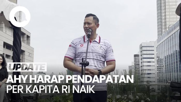 Video AHY Harap Pendapatan Per Kapita RI Naik: Sekarang US$ 4.800-an