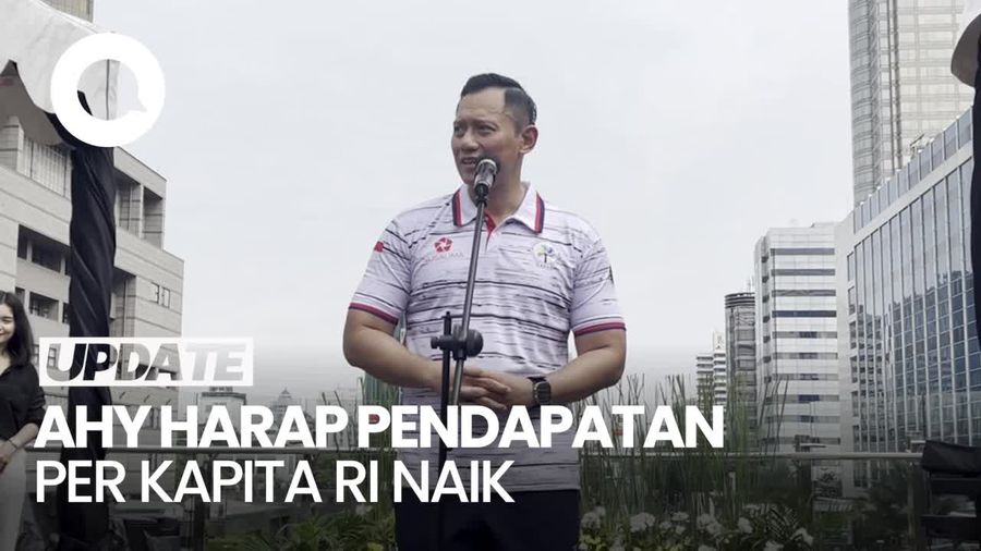 Video AHY Harap Pendapatan Per Kapita RI Naik: Sekarang US$ 4.800-an
