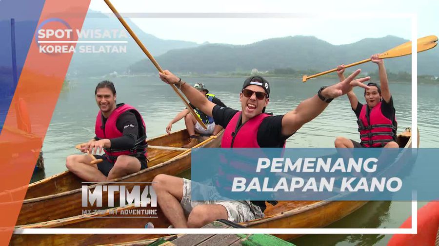 Menentukan Juara dalam Balapan Kano Seru di Chuncheon, Korea Selatan