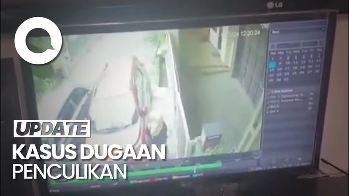 Video: Rekaman CCTV Detik-detik Wanita Diculik di Antapani Bandung