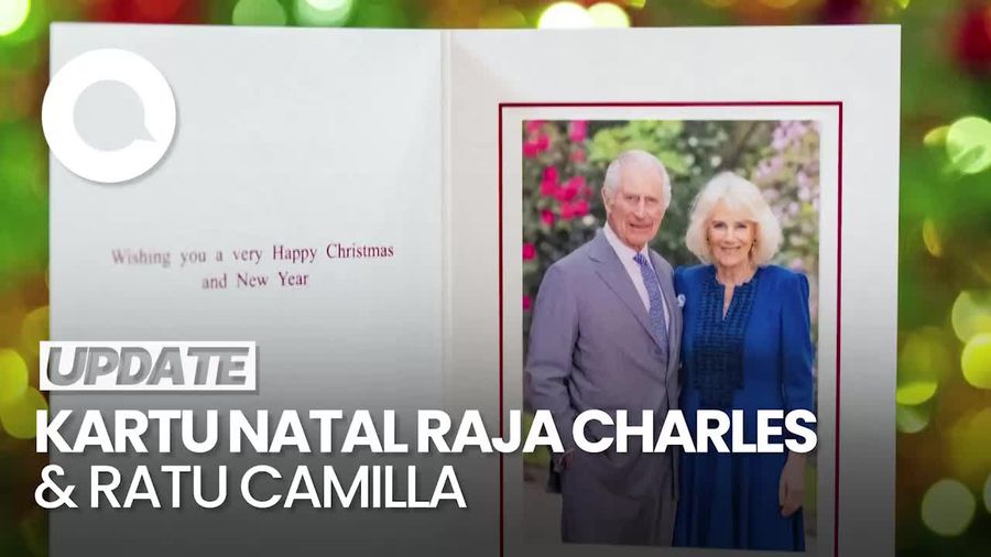 Video: Potret Raja Charles dan Ratu Camilla di Kartu Natal Kerajaan Inggris