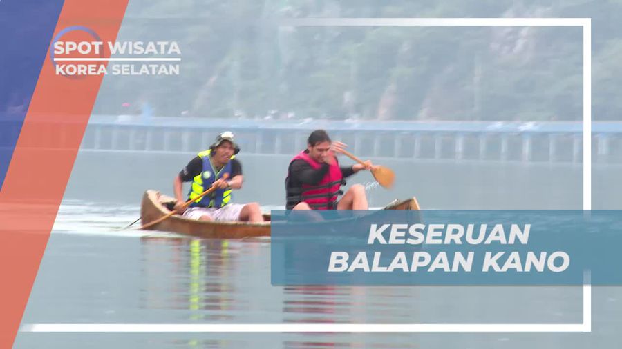 Balapan Kano Seru dan Menantang di Chuncheon, Korea Selatan
