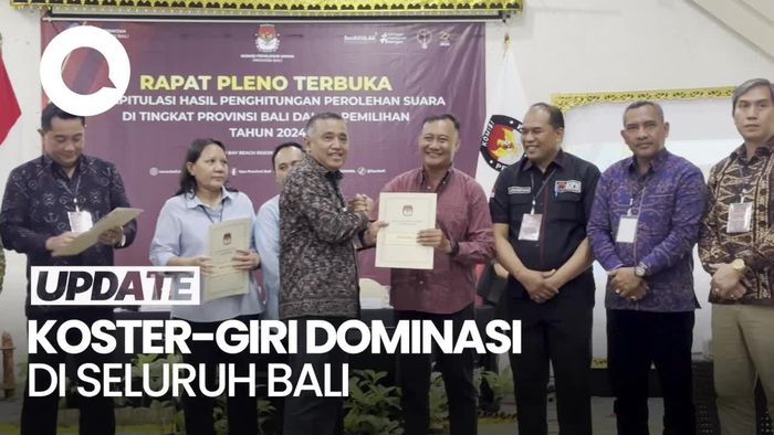 Video Rekap Hasil Pilgub Bali: Koster-Giri Unggul di Seluruh Kab/Kota