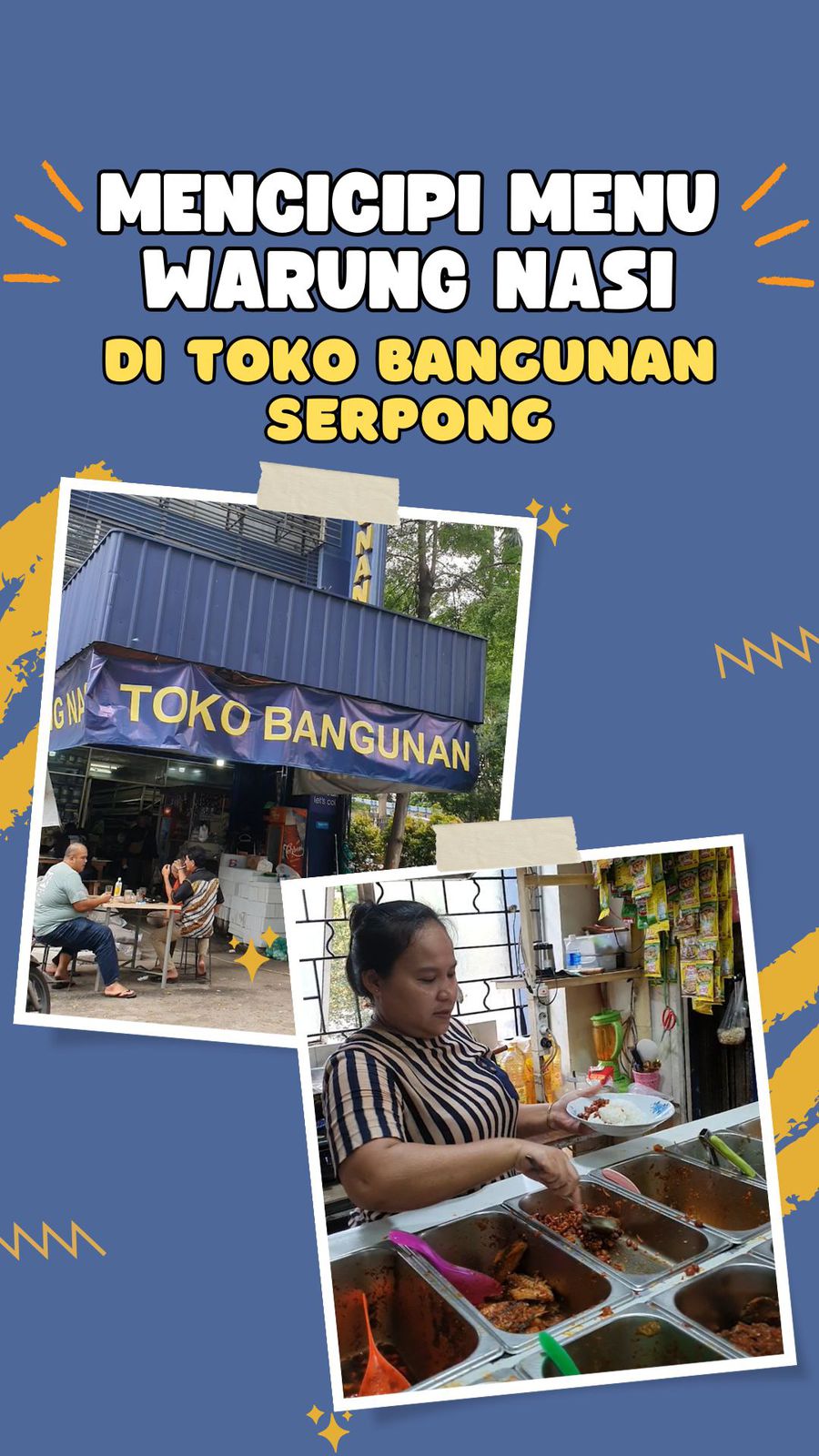Video: Unik Banget! Ada Warung Nasi di Toko Bangunan Serpong