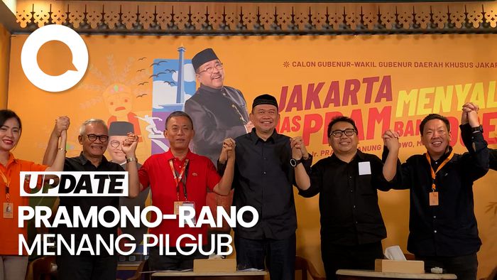 Video Suara Pramono Raih 50,07%, Timses: Ini Kemenangan Warga Jakarta