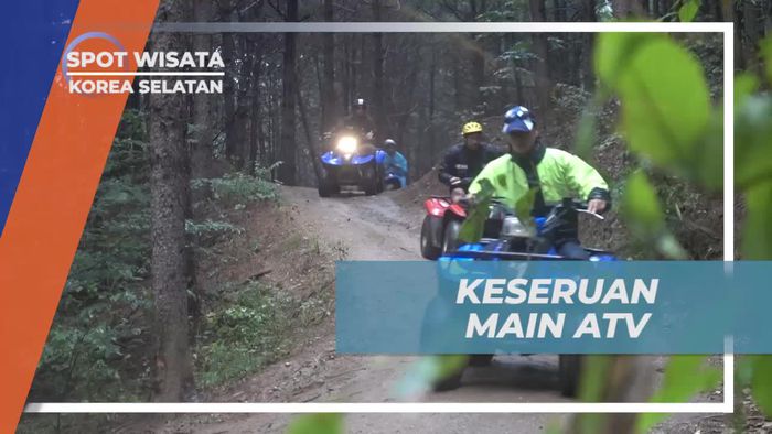 Serunya Mengendarai ATV Melalui Lintasan Terjal di Korea Selatan