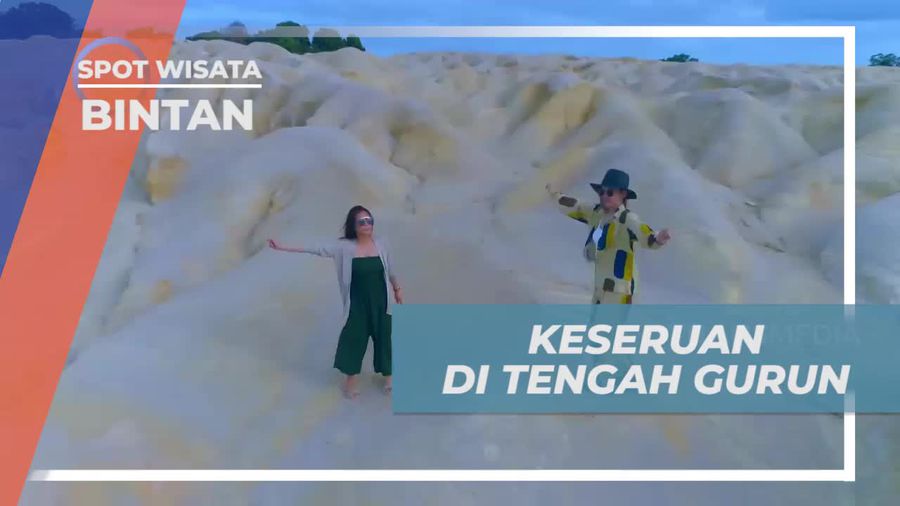 Joged Seru di Tengah Gurun Pasir Telaga Biru Pulau Bintan