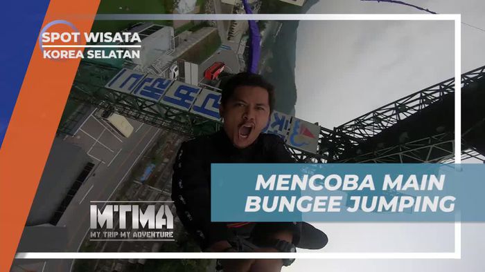 Mencoba Tantangan Bungee Jumping di Korea Selatan