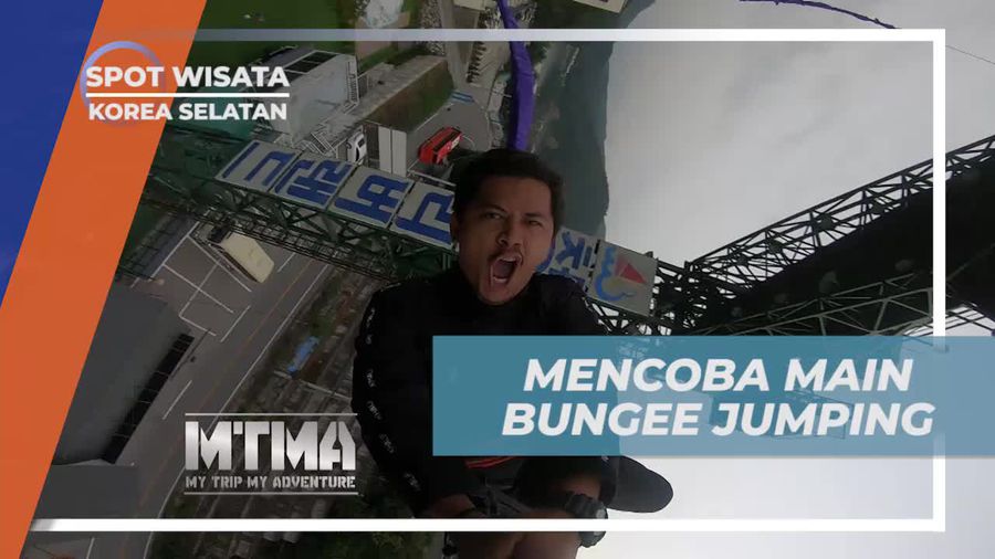 Mencoba Tantangan Bungee Jumping di Korea Selatan