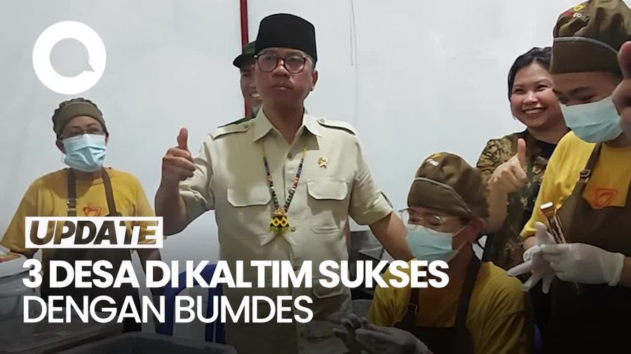Video Mendes Yandri Datangi 3 Desa di Kaltim yang Sukses dengan BUMDes