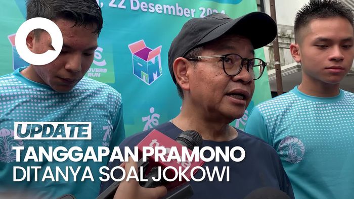 Video Reaksi Pramono Saat Ditanya Soal Jokowi Sebut Partai Perorangan
