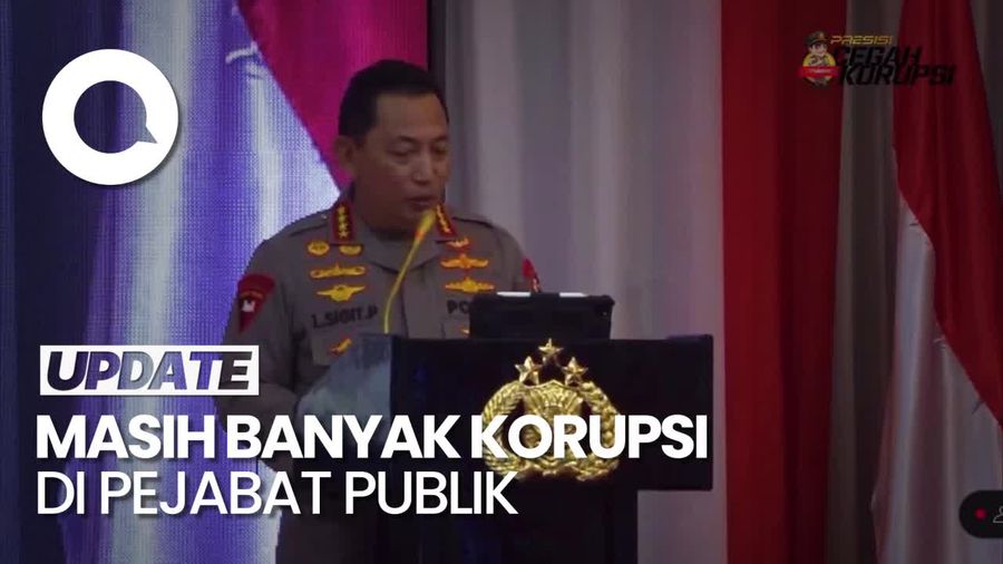 Video: Kutip Prabowo, Kapolri Sebut Pejabat-Pengusaha Masih Banyak yang Korupsi